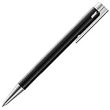LAMY logo M+ Kugelschreiber 204 aus bruchfestem Kunststoff in der Farbe schwarz mit verchromter...
