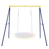 COSTWAY Schaukelgestell bis 200 kg belastbar, Schaukelgerüst für Nestschaukel Kinderschaukel,...