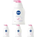 NIVEA Intimo Waschlotion Sensitive (250 ml), Intim Waschgel mit Milchsäure, Kamillenextrakt und...