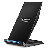 NANAMI Fast Wireless Charger, 15W Induktive Ladestation für Apple iPhone 16 15 14 13 12 Pro 12 11...