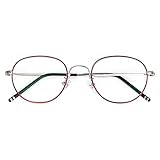 Reading Glasses Mode Ovale Lesebrille, Leichte Blaulichtfilter Computerbrille mit Biegbarem...