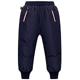 FAIRYRAIN Baby Jungen Mädchen Winter Warm Winterhose Gepolsterte Schneehose mit elastischem Bund...