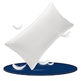 DEITAS Daunenkissen - 3-Kammer Design für optimalen Nackenstütz, weiche & atmungsaktive 100%...