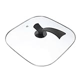Ciieeo Elektrischer Wok -glasdeckel Elektropfanne Mit Deckel Ersatz Abdeckung Quadratischer Deckel...