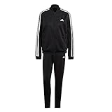 adidas Damen W 3s Trainingsanzug, Black/White, S EU