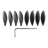 QUENPE 4 Paar Anafi Propeller Klapppropeller Ersatzteile CW CCW Blade Ersatzprops mit Werkzeug AB...