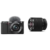 Sony Alpha ZV-E10 | APS-C spiegellose Vlog-Kamera (schwenkbarer Bildschirm für Vlogging & SEL-2870...