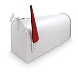 US Mailbox Amerikanischer Briefkasten Standbriefkasten Wandbriefkasten Letterbox Weiß