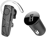 TELLUR Vox 60 Headset Bluetooth Handy, USB-C, Multipoint-Zwei verbundene Geräte gleichzeitig, 360°...