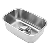 Generic Unterbau-Einzelbecken-Küchenspüle aus Edelstahl 12,6 X 8,66 X 4,72 Zoll – Elegante...