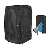 Oreilet Runde Wasserdrucktankabdeckung, 600d Oxford Stoff Frostschutzmittel Isolierte Brunnenpumpe,...