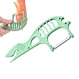 Kartoffelschäler, Schäler für Schuppen und Flaschenöffner, rutschfest, effizientes...