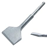 CCLIFE Fliesenmeißel SDS Plus Meißel, 30° angewinkelt 168x75mm, Leichtes Einspannen &...