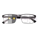 OKH Photochrome Multifokus Lesebrille für Herren Progressive Multifokale Lesebrille Blaulichtfilter...