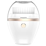 NUOBESTY Elektrische Gesichtsreinigungsbürste Langlebiger Rotierender Bürstenkopf Tragbares...