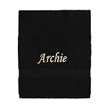 Personalisierbares besticktes Gesichtshandtuch, Strandtuch, Schwimmtuch, 100 % ägyptische...