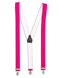 Shenky Hosenträger | 3er Clips | 3,5cm Breite | verstellbar | Basic | Y-Form | elastisch | für...
