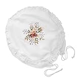 ABOOFAN Lace Floral Fan Cover Waschbarer Schutz für Boden und Tischventilatoren Dekorative und...