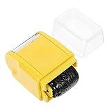 TOPBATHY Mobiler Datenschutz rollstempel mit Breitem Abdruck Leicht Bedienbar Langlebiger Schützt...