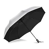 ZOMAKE Sonnenschirm,UPF 50+UV Schutz Regenschirm,Automatik Auf und Zu Umbrella,Silberbeschichtung...