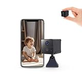 AOBOCAM Mini Kamera, 4K HD 2024 NEU 150 Tage Standby Mini WLAN Kamera für den Innenbereich Handy...