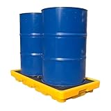 Auffangschale mit Ablauf und Gabelstaplerzugang – robuste industrielle Leckschutzlösung