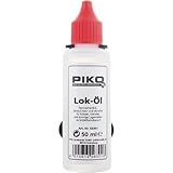 Piko 56301 Lok-Öl Nachfüllflasche mit Dosierspitze, 50 ml