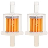 8mm Universal Benzinfilter für Kraftstoffe, 2 Stück Mehrweg Kraftstofffilter mit Hoher Dichte,...