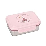 LÄSSIG Kinder Brotdose Edelstahl Lunchbox Frühstücksbox nachhaltig Kindergarten Schule/Adventure...