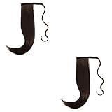 MAGICLULU 2St lockige perücke pferdeschwanz Pferdeschwanz-Perücke Haarteile für Damen Haarnadeln...