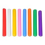 Yardwe 8 Stück Poolnudeln zum Aufblasen: Bunte aufblasbare PVC-Stäbe für Kinder –...