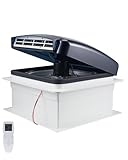 VEVOR Wohnmobil-Lüfter 410x410x252 mm, Dachlüfter 12 V, umkehrbarer Lüfter mit 10 Gang &...