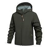 Generisch Softshelljacke Für Herren Hidrofugal Winterjacke Regenschutz Outdoor Protektorenjacke...