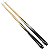 Generisch 2 Piece Wooden Stick Pool Billiard Bridge Stick Billiard House Cue Stick, Queue-Sticks...
