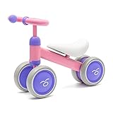 Fahrrad Baby Kinder Laufrad ab 1 Jahr Balance Lauflernrad Spielzeug mit 4 Räder für 10-24 Monate...