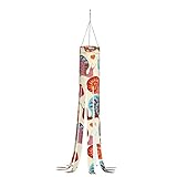 WSHFFILO Niedlicher Halloween-Windsack mit Schneckenmotiv, mit Lichtern, Outdoor-Dekoration für...