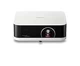 Epson Lifestudio Pop EF-61W Diamantweiß, tragbarer Smart-Projektor, Sound by Bose, Google TV, Full...
