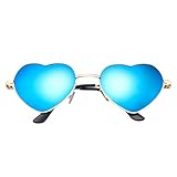 Trailrest Sonnenbrille Frauen Polarisiert Herz, Sunglasses Aesthetic Heart Sonnenbrillen für Herren...