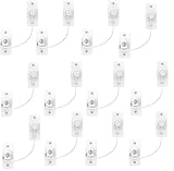 eSynic Fenstersicherung, kein Bohren, PVC-Fensterbegrenzer, selbstklebend, verbessert, stark,...