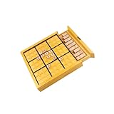 FRCOLOR Holz Sudoku Brettspiel für Erwachsene Kreatives Denksportspiel Intelligenz und Kreativität...