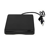 Kinetxiaxia Tragbares externes 3,5-Zoll-USB-Diskettenlaufwerk mit 1,44 MB FDD für Laptops Windows...