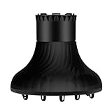 Wärmeventiltor Haardiffusor-Aufsatz, Leichter Diffusor für lockige Haartrockner, 3,8 cm und 6 cm,...