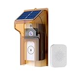 Luobannm Smart Doorbell Camera mit Solarladung, Wasserdicht, Nachtsicht, HD, Wege-Sprechanlage für...