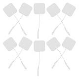 TOKIDNY 24 Selbstklebende Elektroden Pads 40mm mit 20mm Stecker PVC für Muskelstimulatoren und...