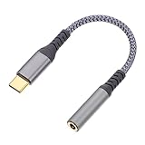 DIYEAH Type C Kopfhöreradapter USB C Audio Adapter Für Smartphones Tablets Leicht Kompakt Für...