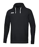 JAKO Herren Kapuzensweatshirt Base, Schwarz, M