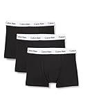 Calvin Klein Herren 3er Pack Boxershorts Trunks Baumwolle mit Stretch, Schwarz ,B-Cool Melon/Glxy...