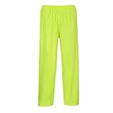 Portwest Klassische Regenhose für Erwachsene, Größe: M, Farbe: Gelb, S441YERM