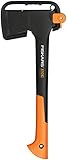 Fiskars Universalaxt, Inklusive Klingen- und Transportschutz, Länge 44 cm, Antihaftbeschichtet,...