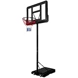 ProSport Basketballkorb Höhenverstellbar 1,5-3,05m - Basketballkorb Outdoor 305 cm - Basketballkorb...